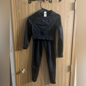 Gymshark top and legging set